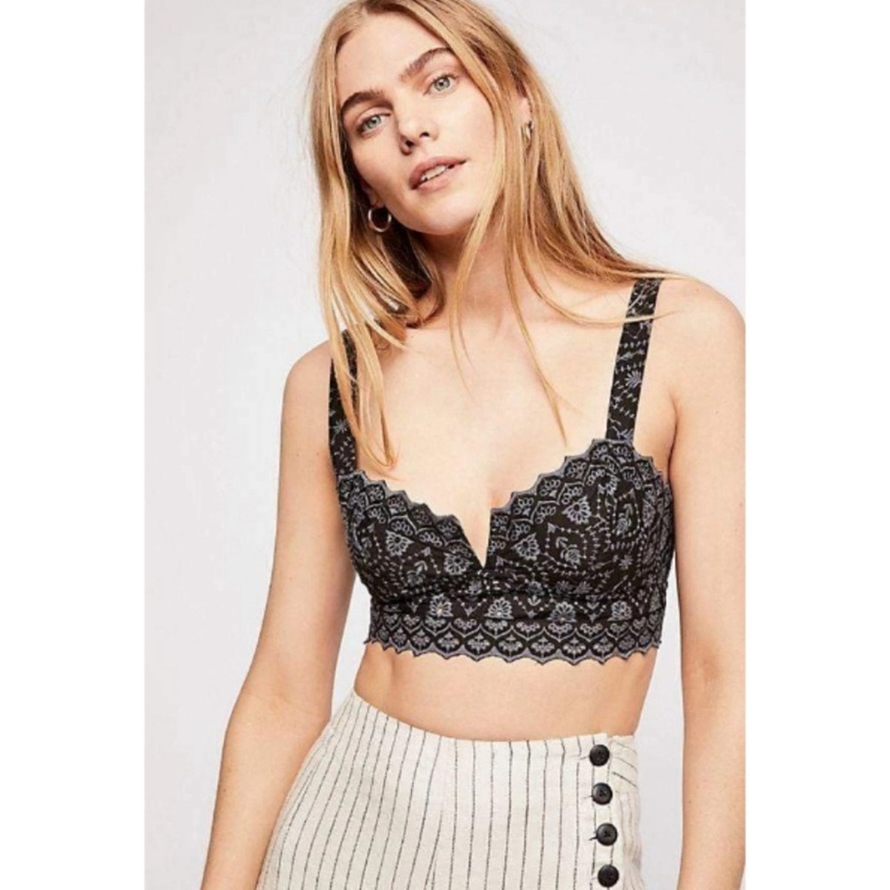 Free People Ezra Bralette Sz M - Picture 2 of 6